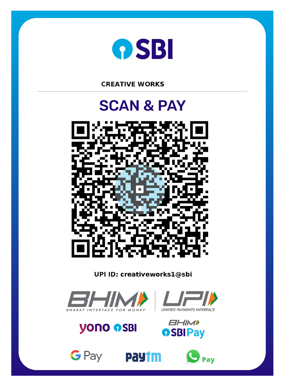 Scan with any UPI app to pay ₹99